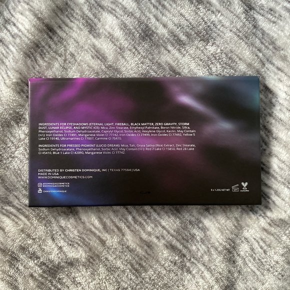 Domonique Cosmetics Celestial Thunder Eyeshadow Palette NEW! - Picture 4 of 4